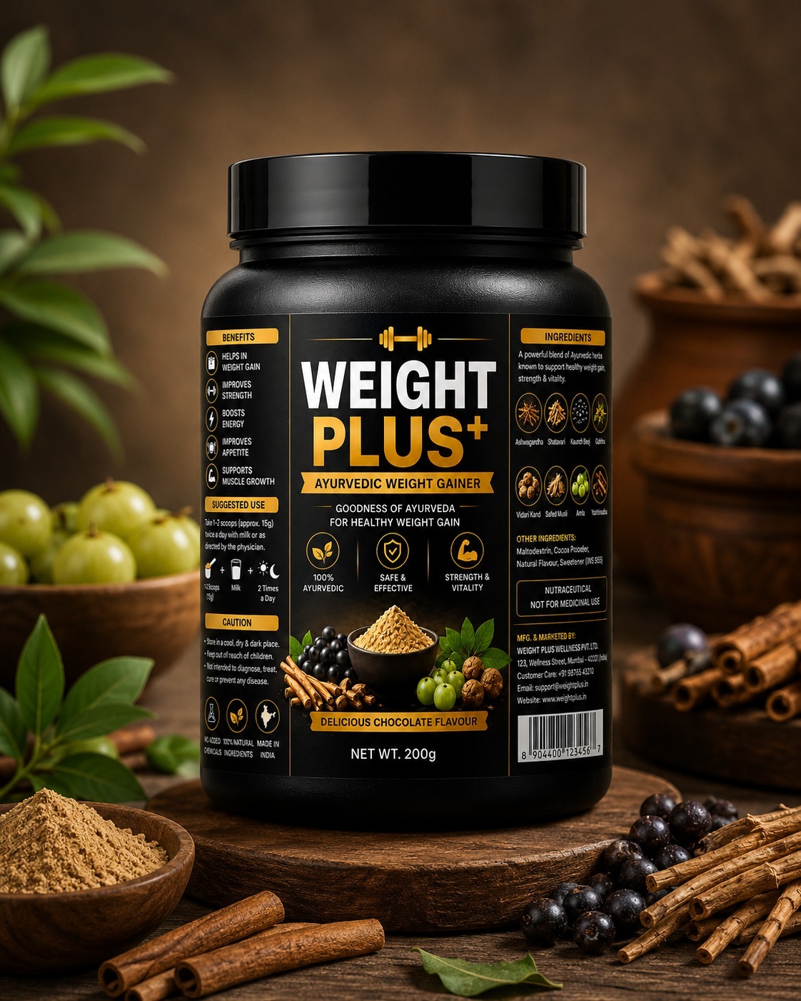 Weight Plus+ jar
